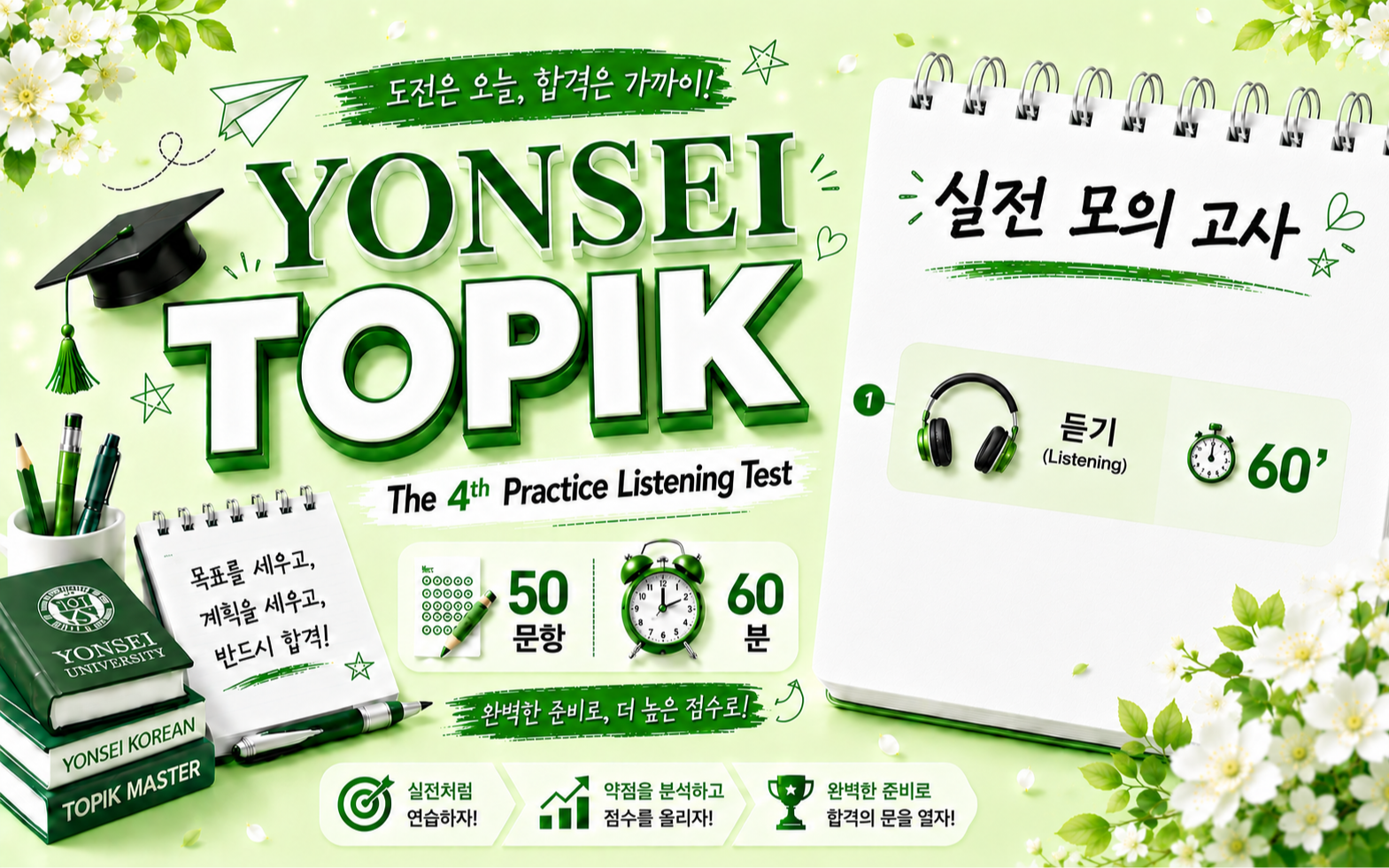 YONSEI TOPIK | The 4th Practice Listening Test
